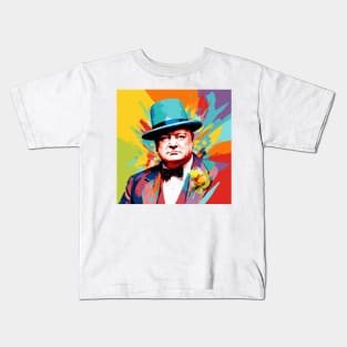 Churchill Pop Art 1 Kids T-Shirt